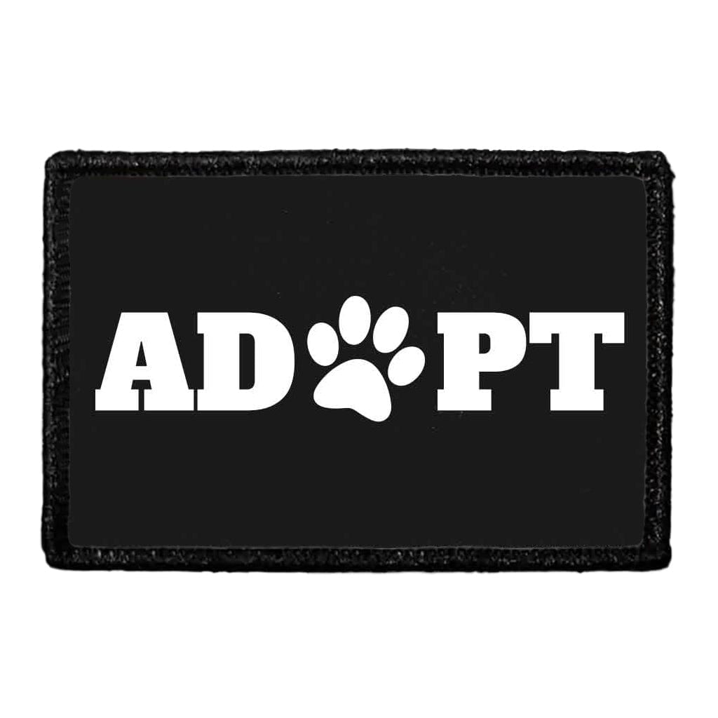 Adopt Paw - Black - Patch