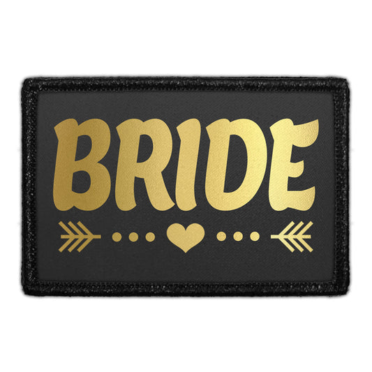 Bride - Arrows - Black And Gold - Patch