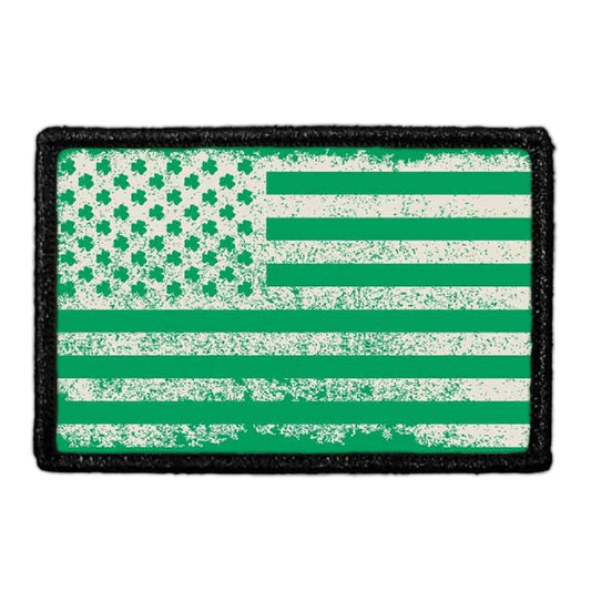 Shamrock Flag - Vintage - Distressed - Patch