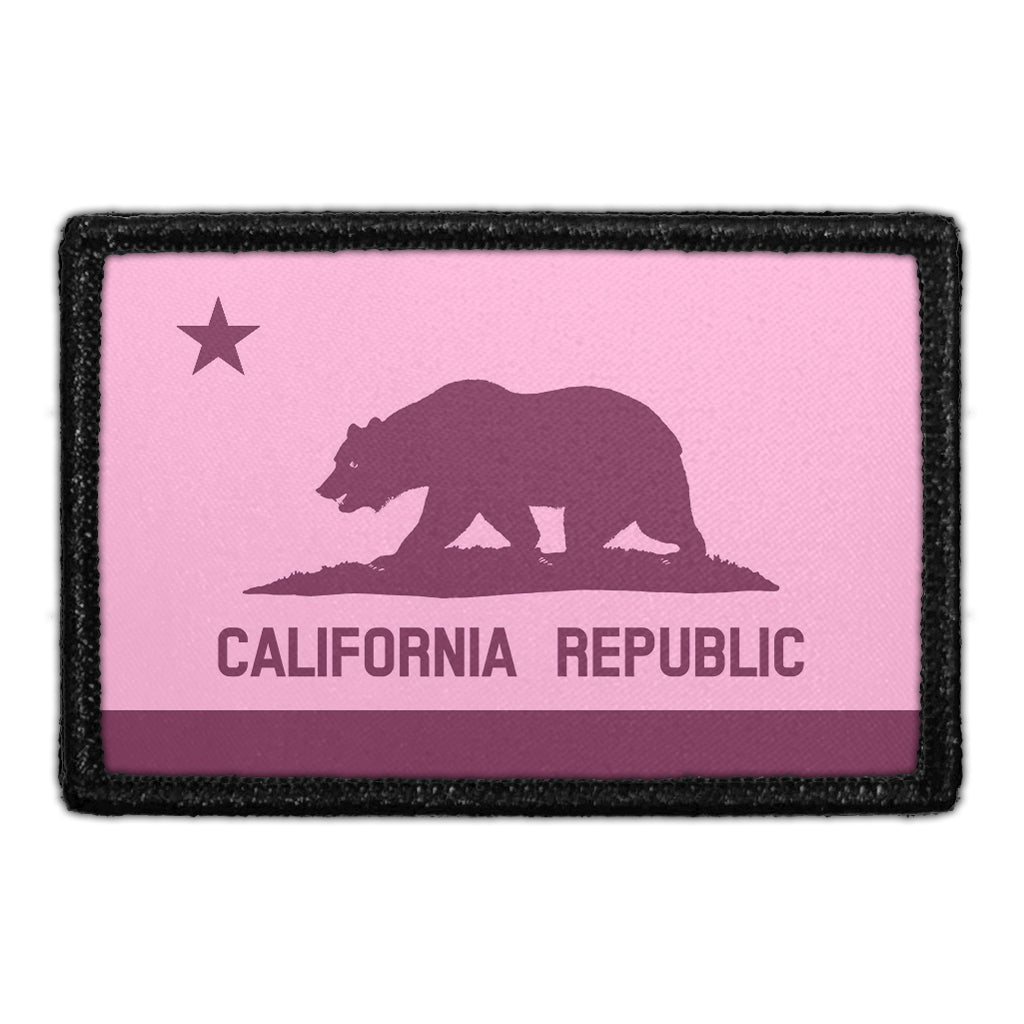 California State Flag - Pink - Patch