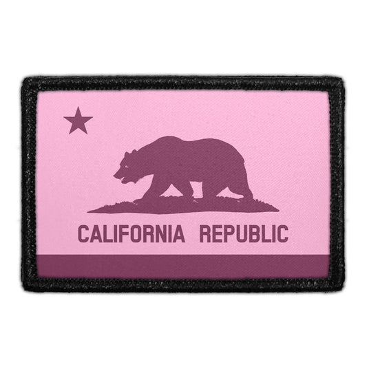 California State Flag - Pink - Patch
