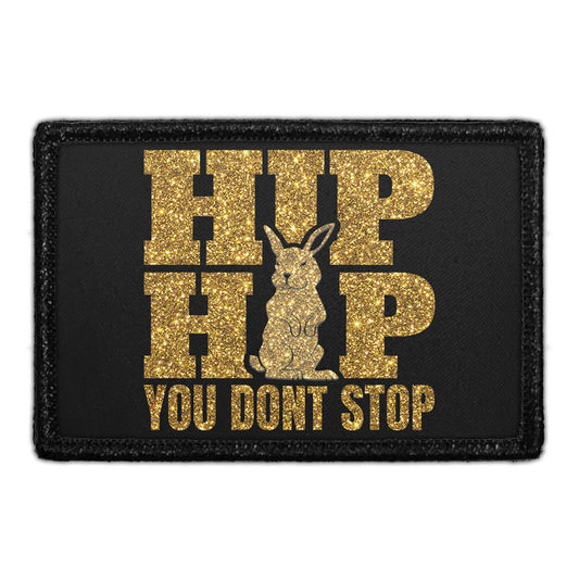 Hip Hop You Don't Stop - Gold Sparkle - Patch