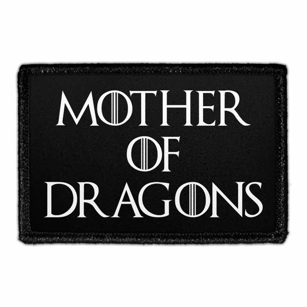 Mother Of Dragons - Black Background - Removable Patch