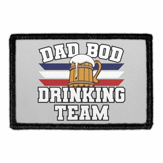 Dad Bod Drinking Team - Stripes - Removable Patch