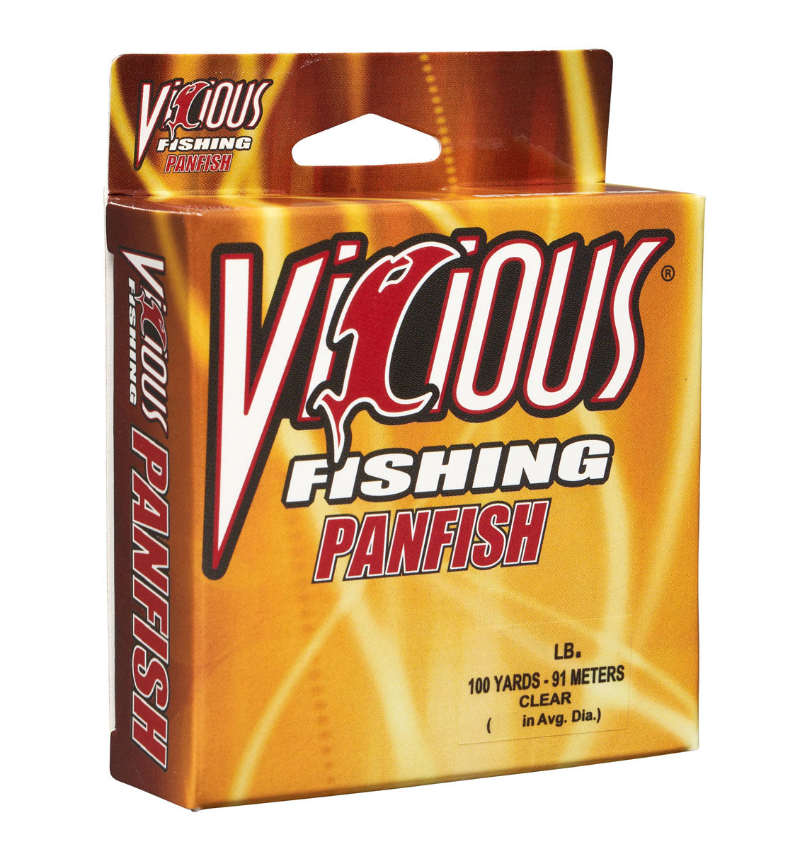 Vicious Panfish Clear Mono - 6 Lb Test