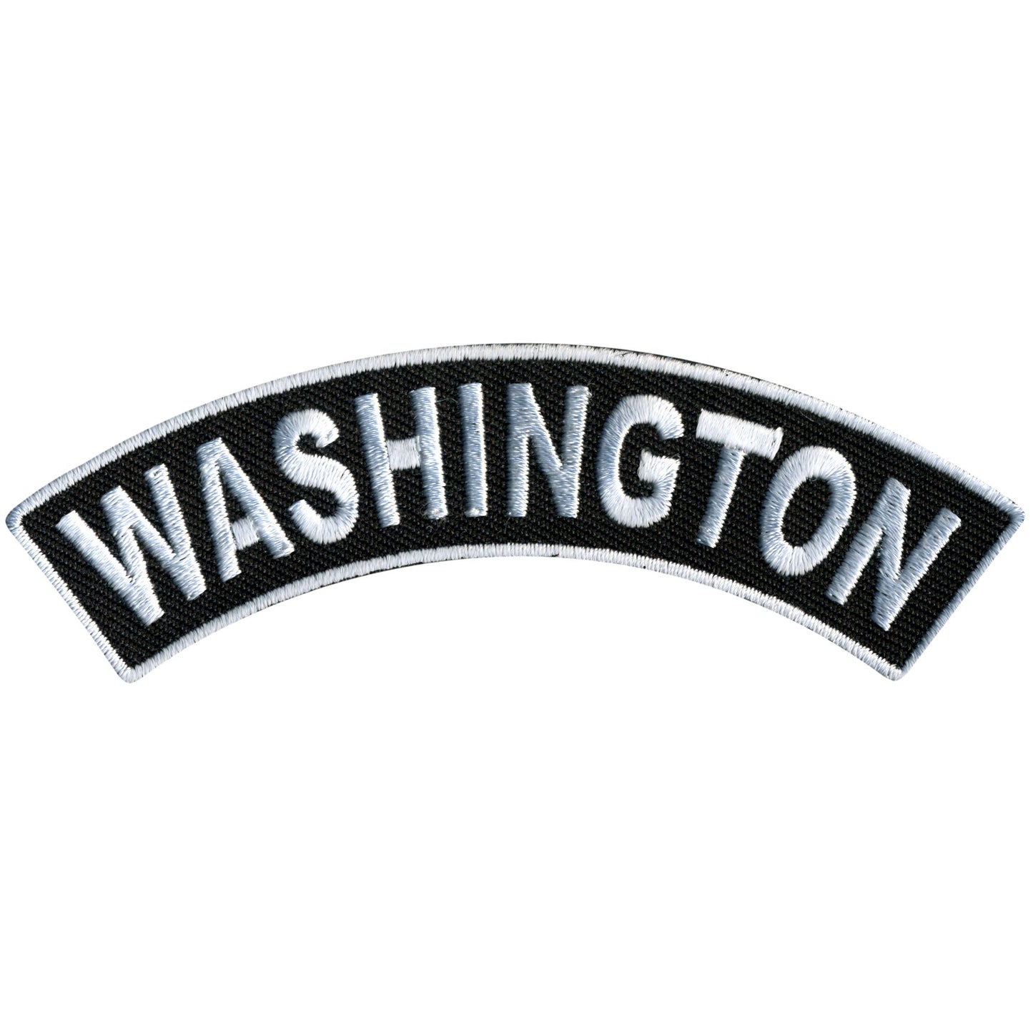 Hot Leathers Washington 4” X 1” Top Rocker Patch