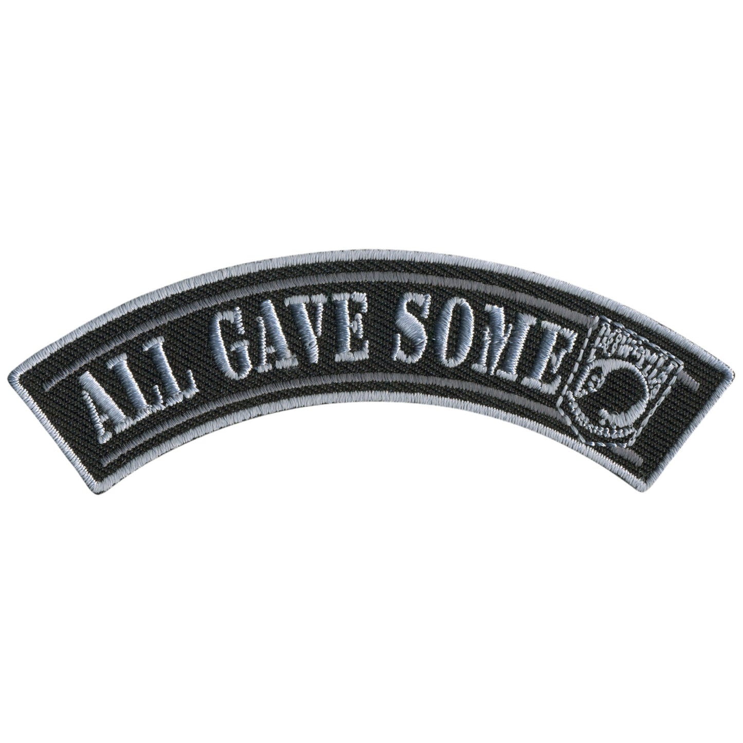 Hot Leathers All Gave Some 4” X 1” Top Rocker Patch