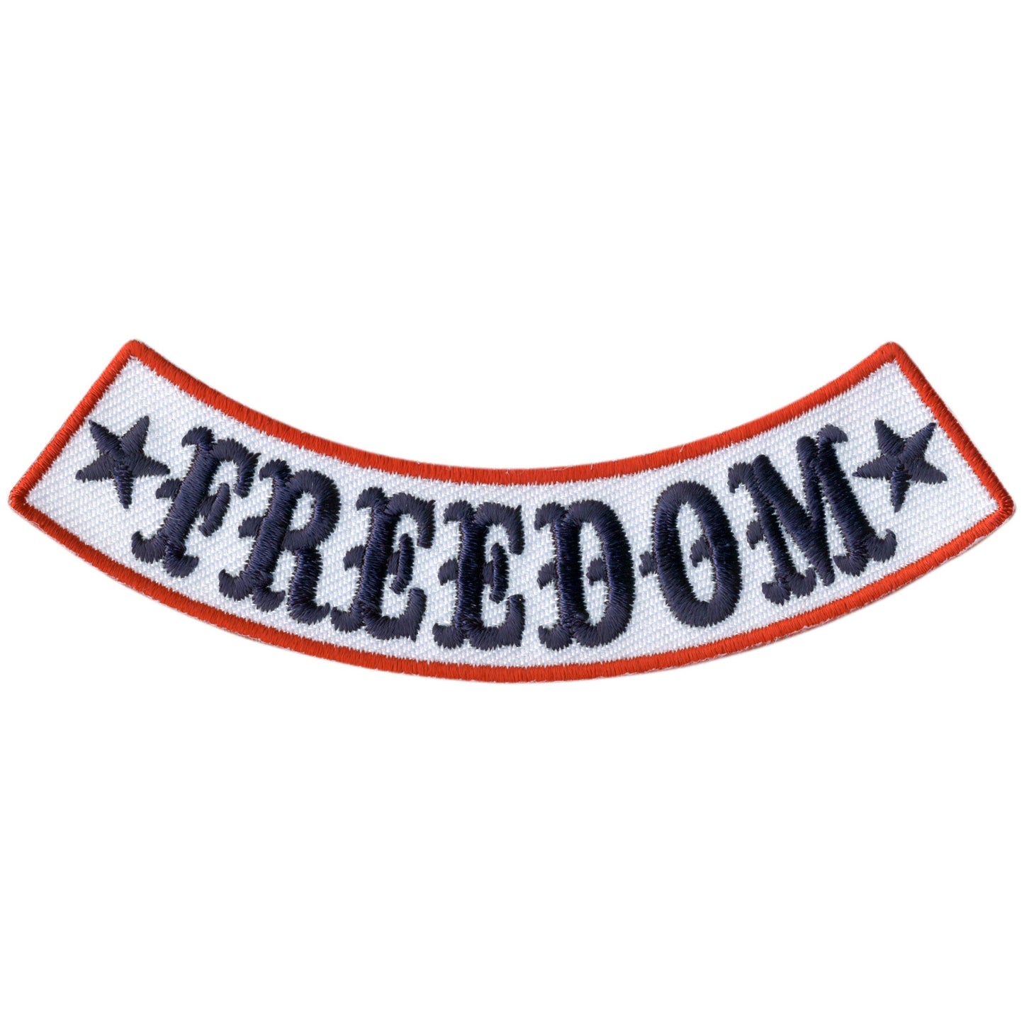 Hot Leathers Freedom 4” X 1” Bottom Rocker Patch
