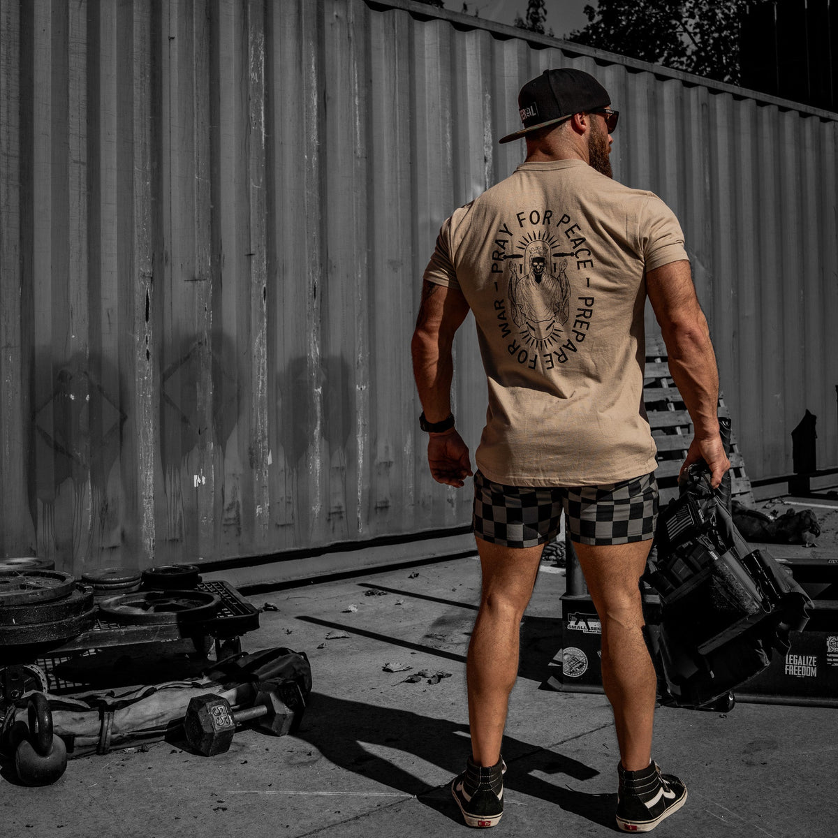 Pray For Peace. Prepare For War. Men's T-Shirt