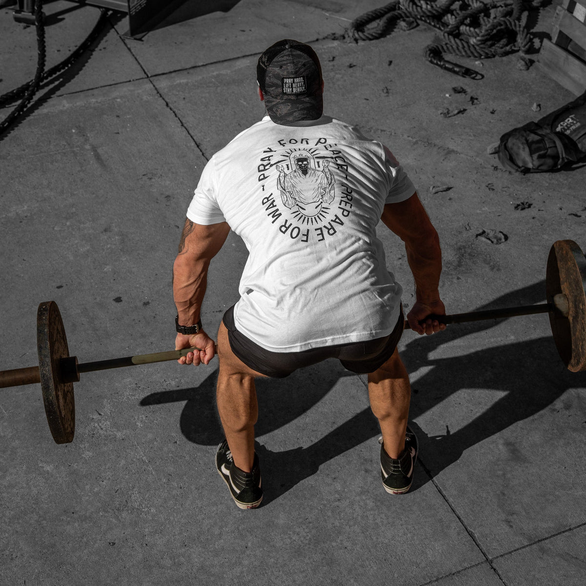 Pray For Peace. Prepare For War. Men's T-Shirt