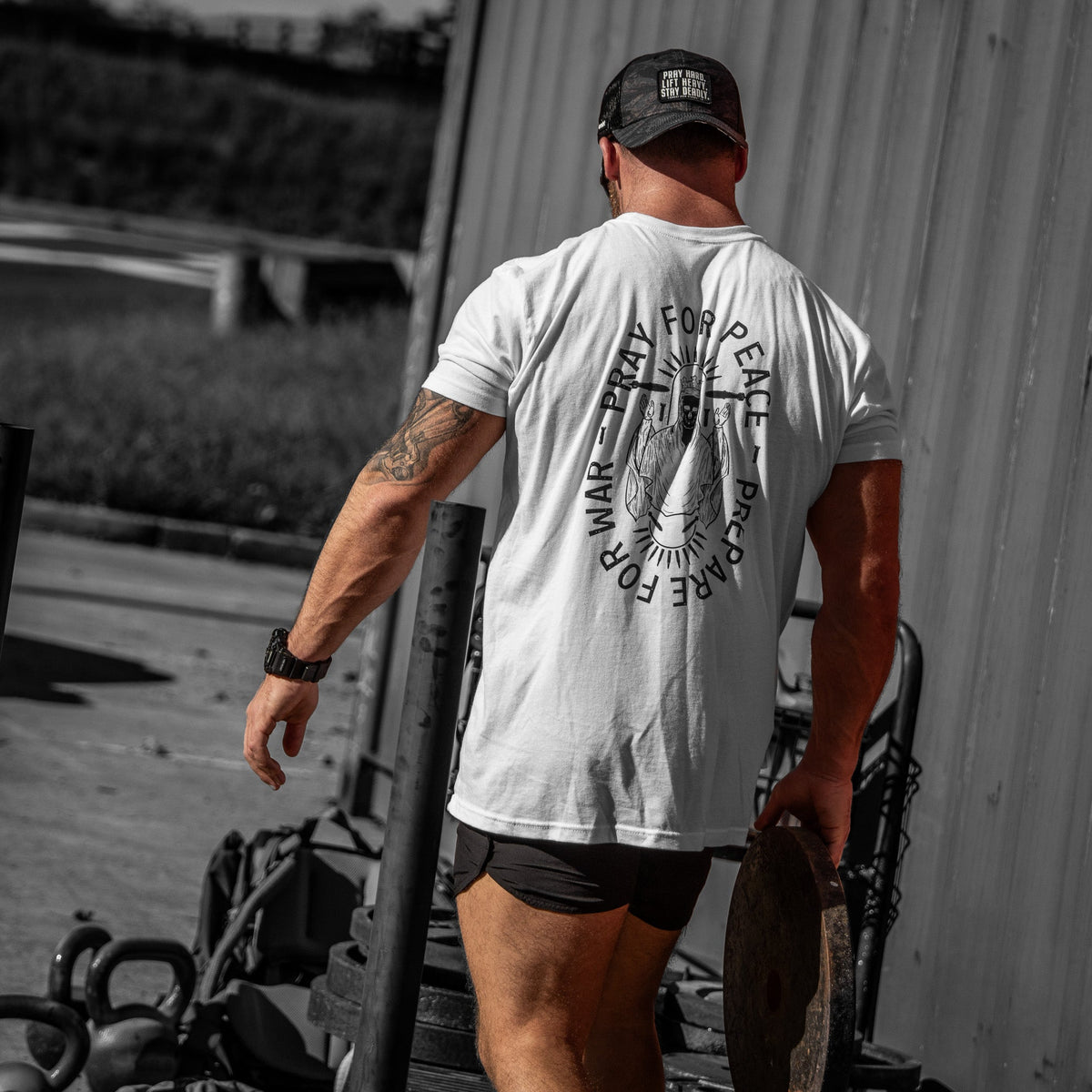 Pray For Peace. Prepare For War. Men's T-Shirt