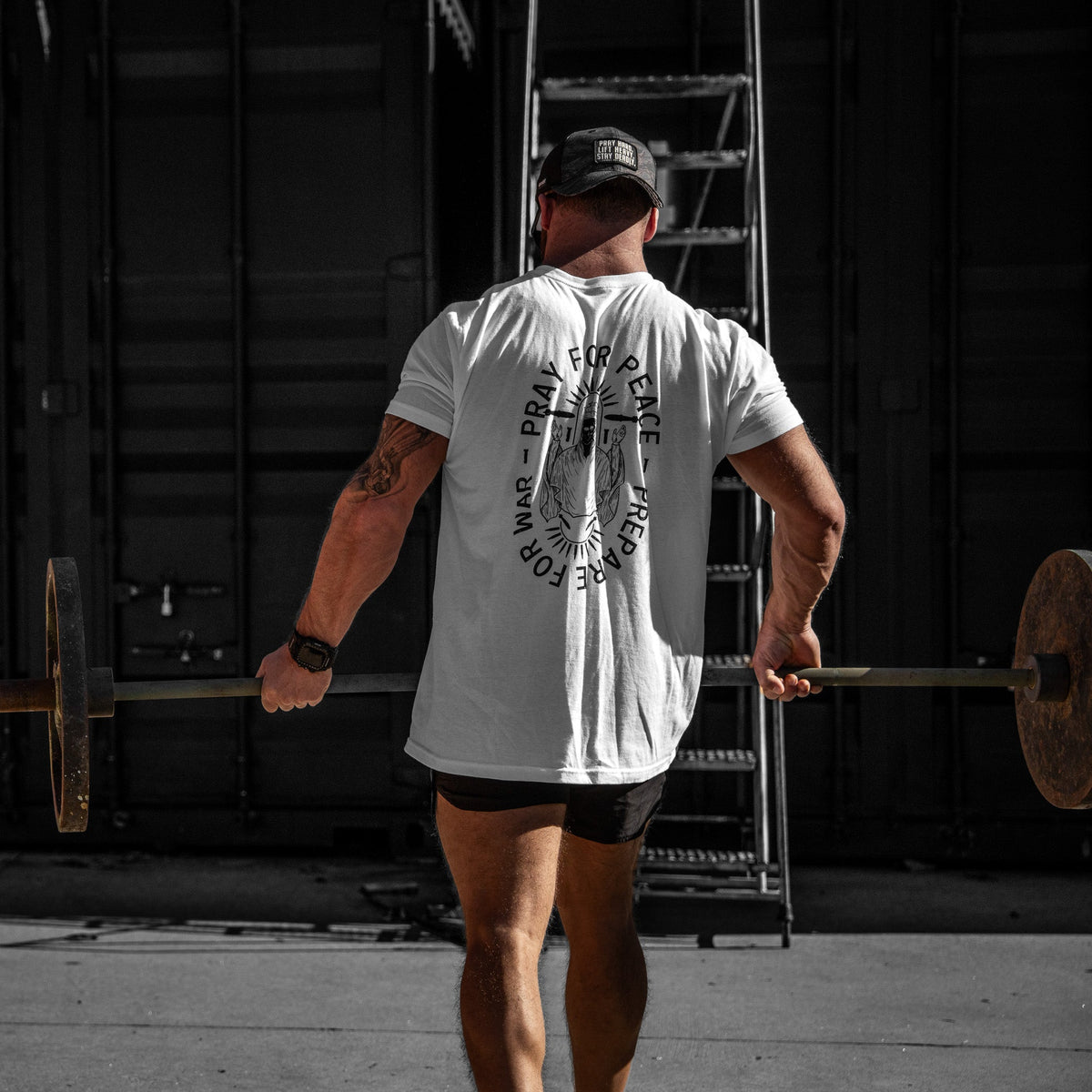 Pray For Peace. Prepare For War. Men's T-Shirt