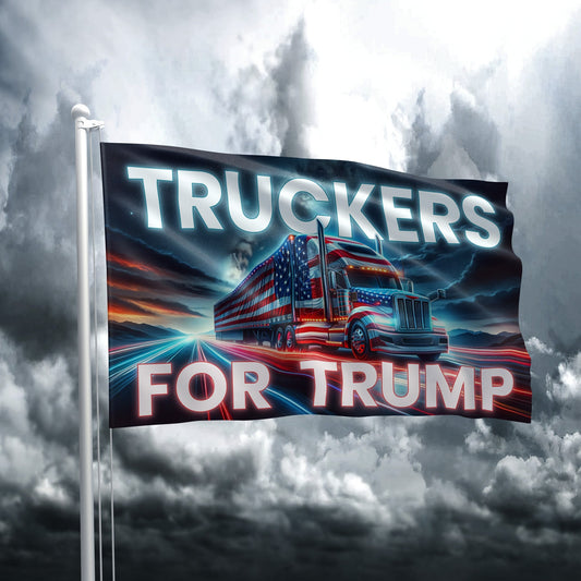 Truckers For Trump Flag 4 - 1872