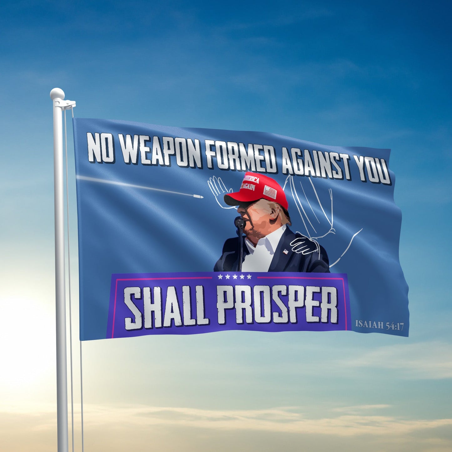 Isaiah - No Weapon Flag - 2787