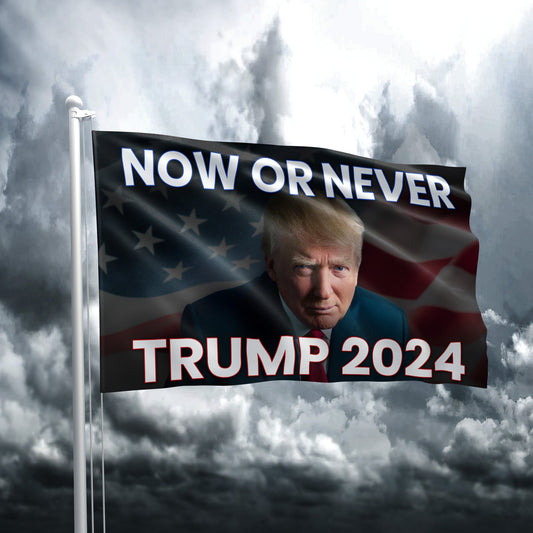 Now Or Never Trump 2024 Flag