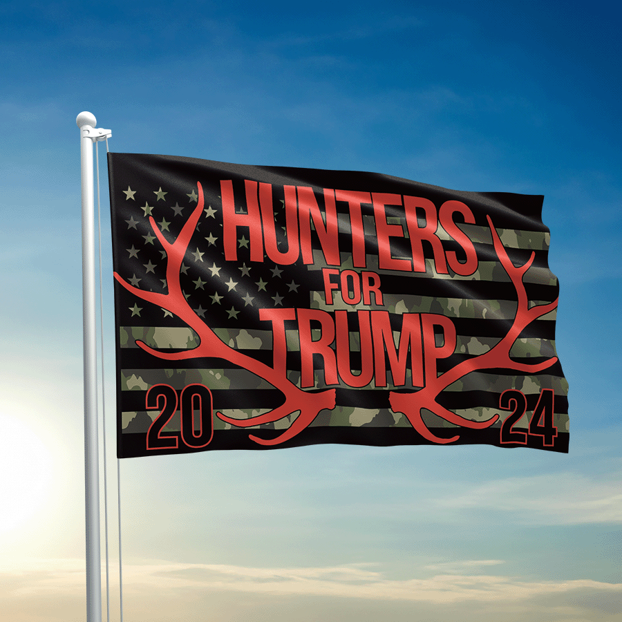 Hunters For Trump Flag 0001