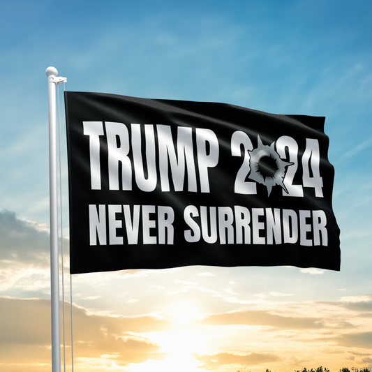 Never Surrender Flag - 2757