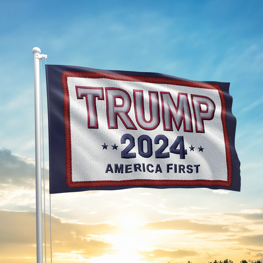 TRUMP 2024 America First Patch Flag - 2394