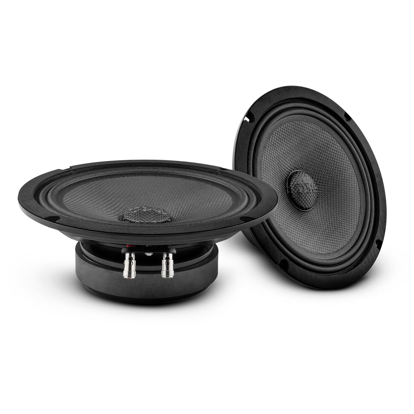 PRO 8" Shallow Carbon Fiber Water resistant Cone Mid-Bass Loudspeaker 275 Watts Rms 4-Ohm