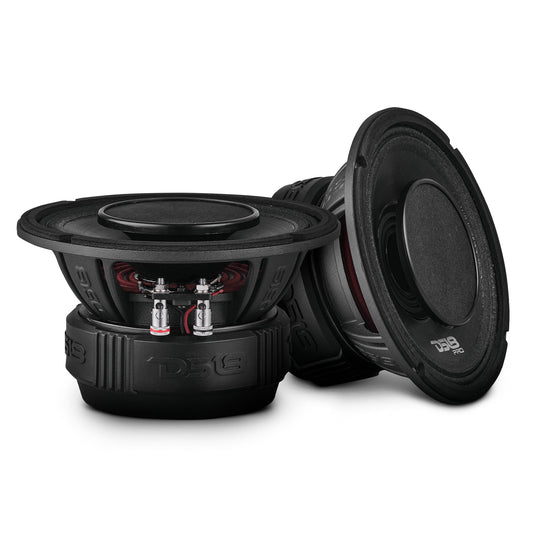 PRO 6.5" Coaxial Hybrid Mid-Range Water resistant Cone Loudspeaker with Built-in Driver 225 Watts Rms 4-Ohm
