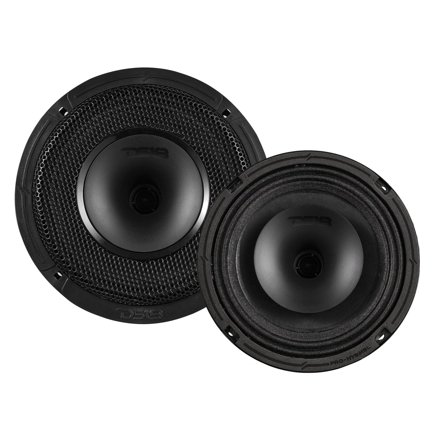 PRO 6.5" Shallow Coaxial Hybrid Mid-Range Loudspeaker with Built-in Driver | 150W RMS 8-Ohm