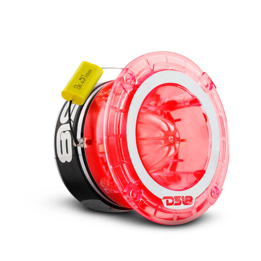 4.5" Super Bullet Tweeter 280 Watts 1.75" Titanium 4-Ohm Vc with RGB LED Lights