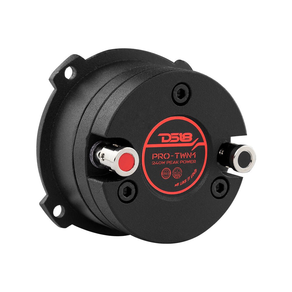 3" High Compression Neodymium Slim Super Bullet Tweeter 120 Watts 1" Titanium 4-Ohm Vc