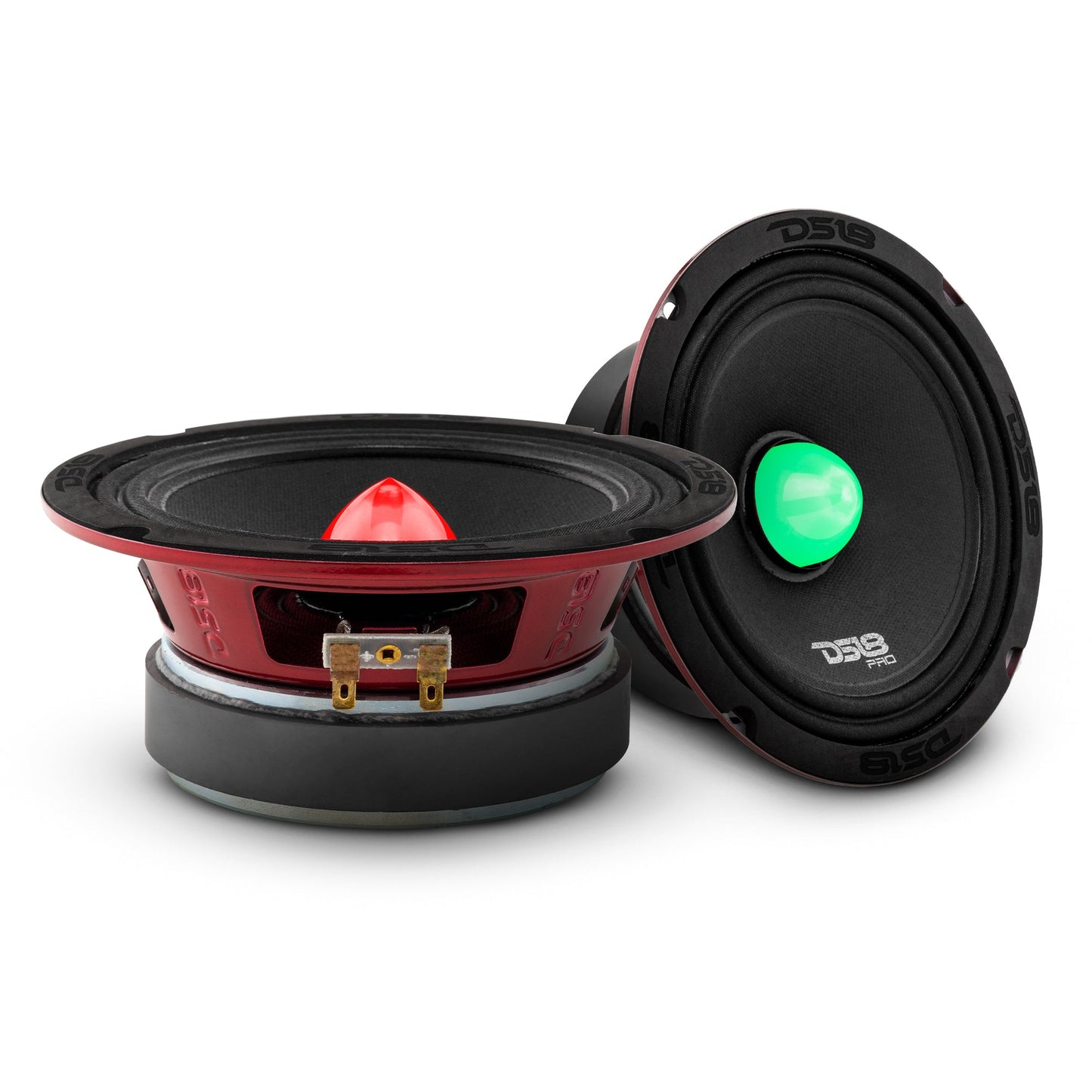 PRO-X 6.5" Mid-Range Loudspeaker with RGB Light Bullet 250 Watts Rms 4-Ohm