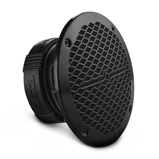 PRO-ZT 6.5" Coaxial Mid-Range Loudspeaker with Water-Resistant Cone Built-in Bullet Tweeter and Grill | 225W RMS 4-Ohm