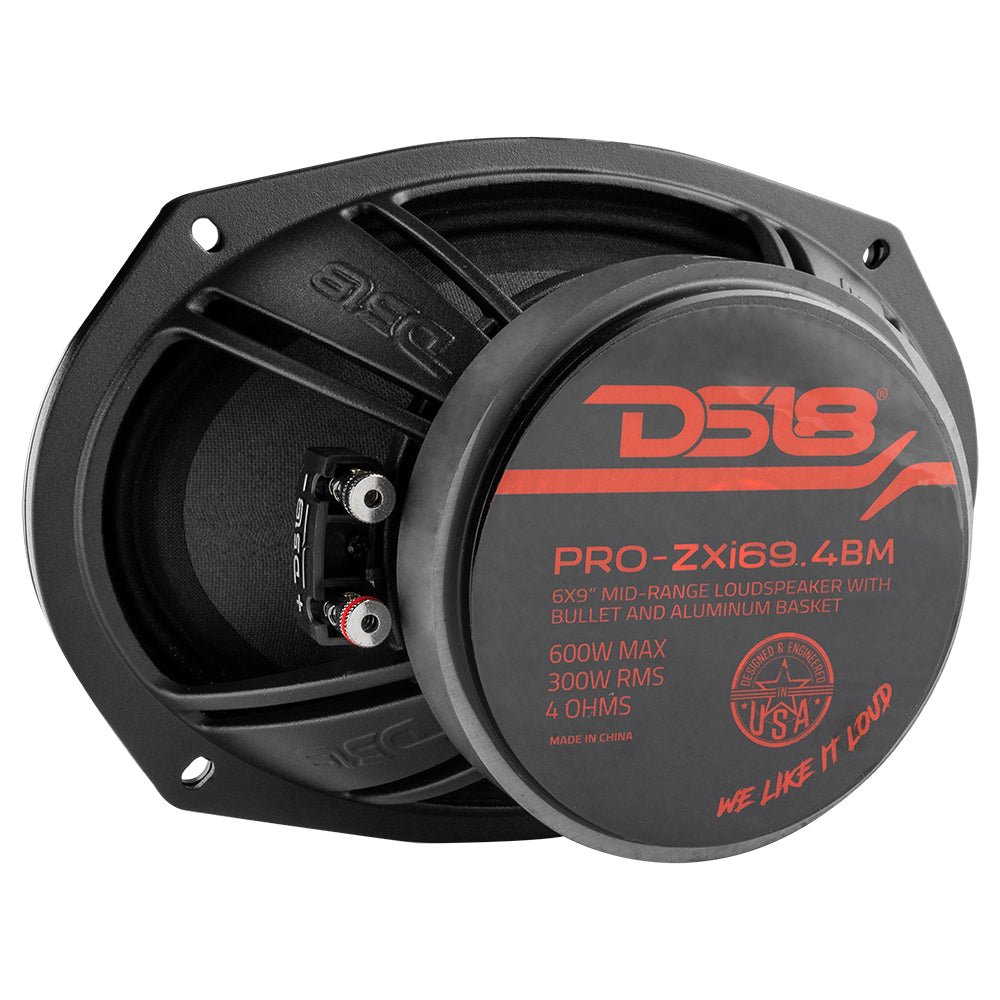 PRO-ZXI 6x9" Mid-Range Bullet Loudspeaker Neodymium/Ferrite Magnets | 300W RMS 4-Ohm