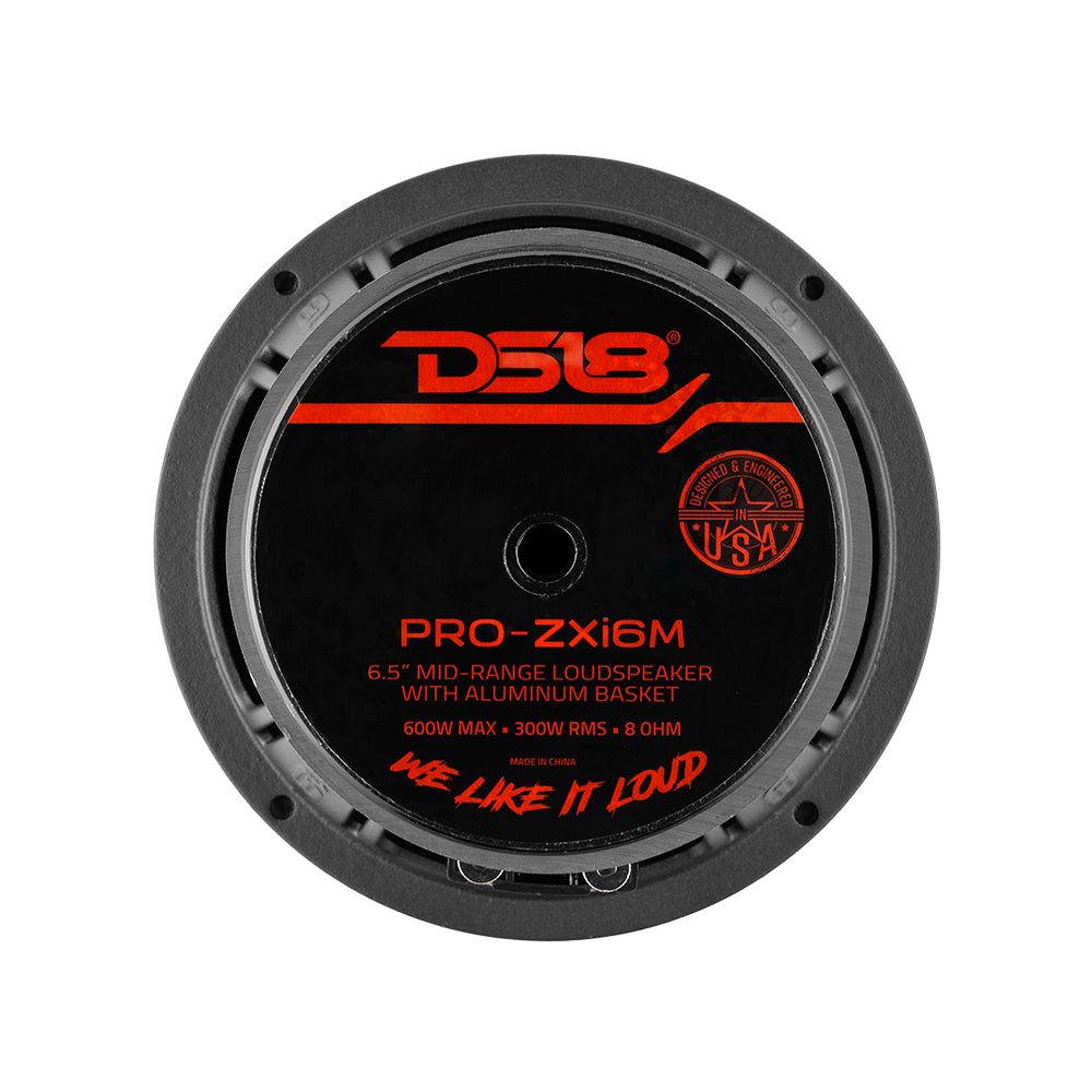 PRO-ZXI 6.5" Mid-Range Loudspeaker With Neodymium/Ferrite Magnets 300 Watts Rms 8-Ohm