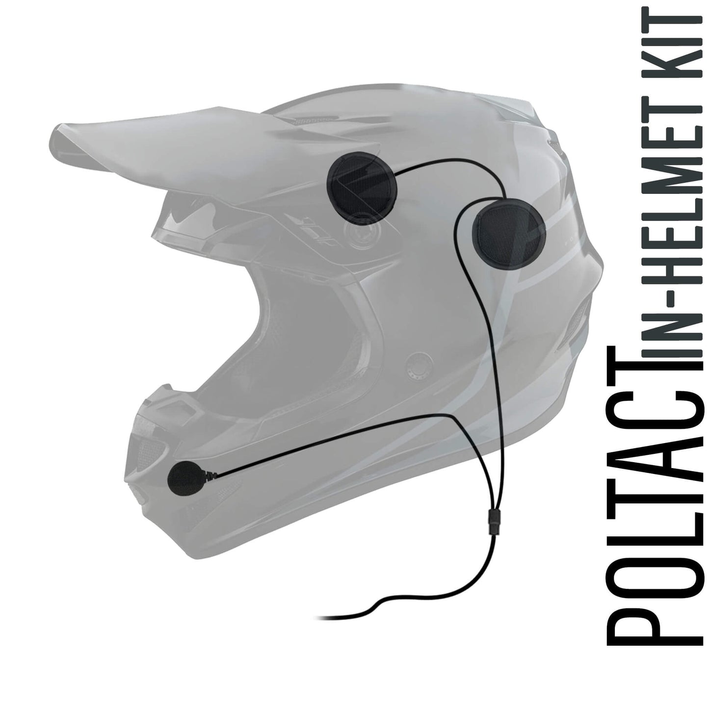 Competition/Race In-Helmet & Push To Talk Kit - 2 Pin Kenwood, Baofeng, BTECH, Rugged Radios, Diga-Talk, TYT, AnyTone, Alinco, Relm/BK Radio, Quansheng, Wouxon, Retevis, Rocky Talkie Mountain Radio