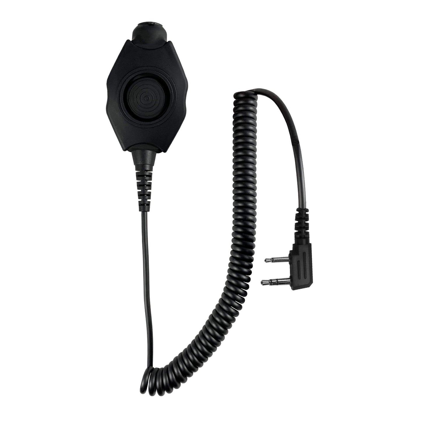 Tactical Mic / Earpiece / Tactical PTT Adapter Kit - 2 Pin Kenwood, Baofeng, BTECH, Rugged Radios, Diga-Talk, TYT, AnyTone, Alinco, Relm/BK Radio, Quansheng, Wouxon, Retevis