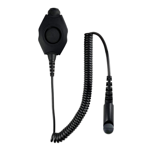 Tactical Radio Adapter/PTT for Headset: US/Civilian/"Peltor" Wiring, Select ComTac III, XPI Models & Select Helicopter Headsets - Harris: XL-150/P, XG-100/P, XL-185/P/Pi, XL-200/P/Pi, XL-400