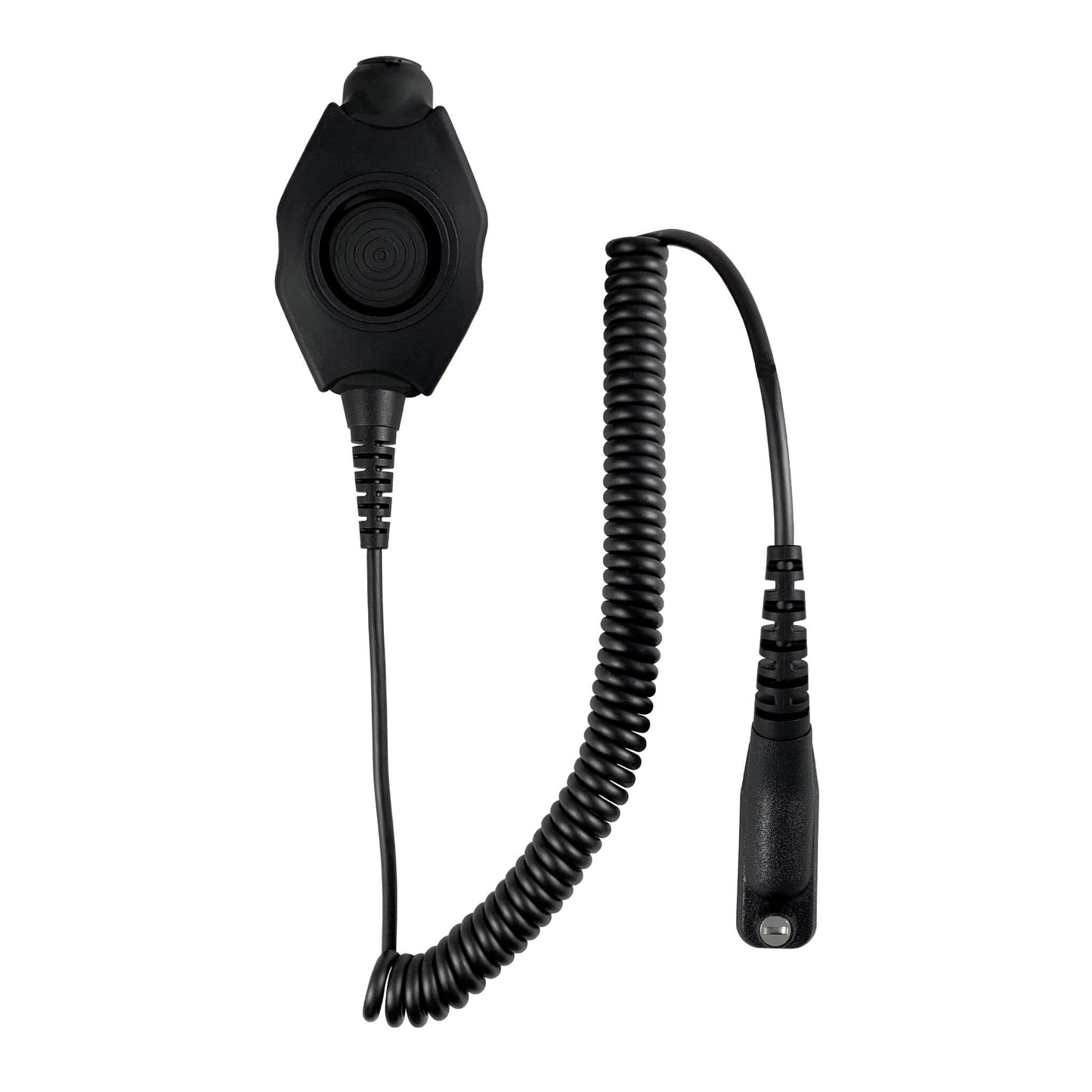 PolTact V2 Tactical Comms Helmet Headset w/ Active Hearing Protection - Motorola: APX (Apex) Series, XPR Series, SRX2200, & More