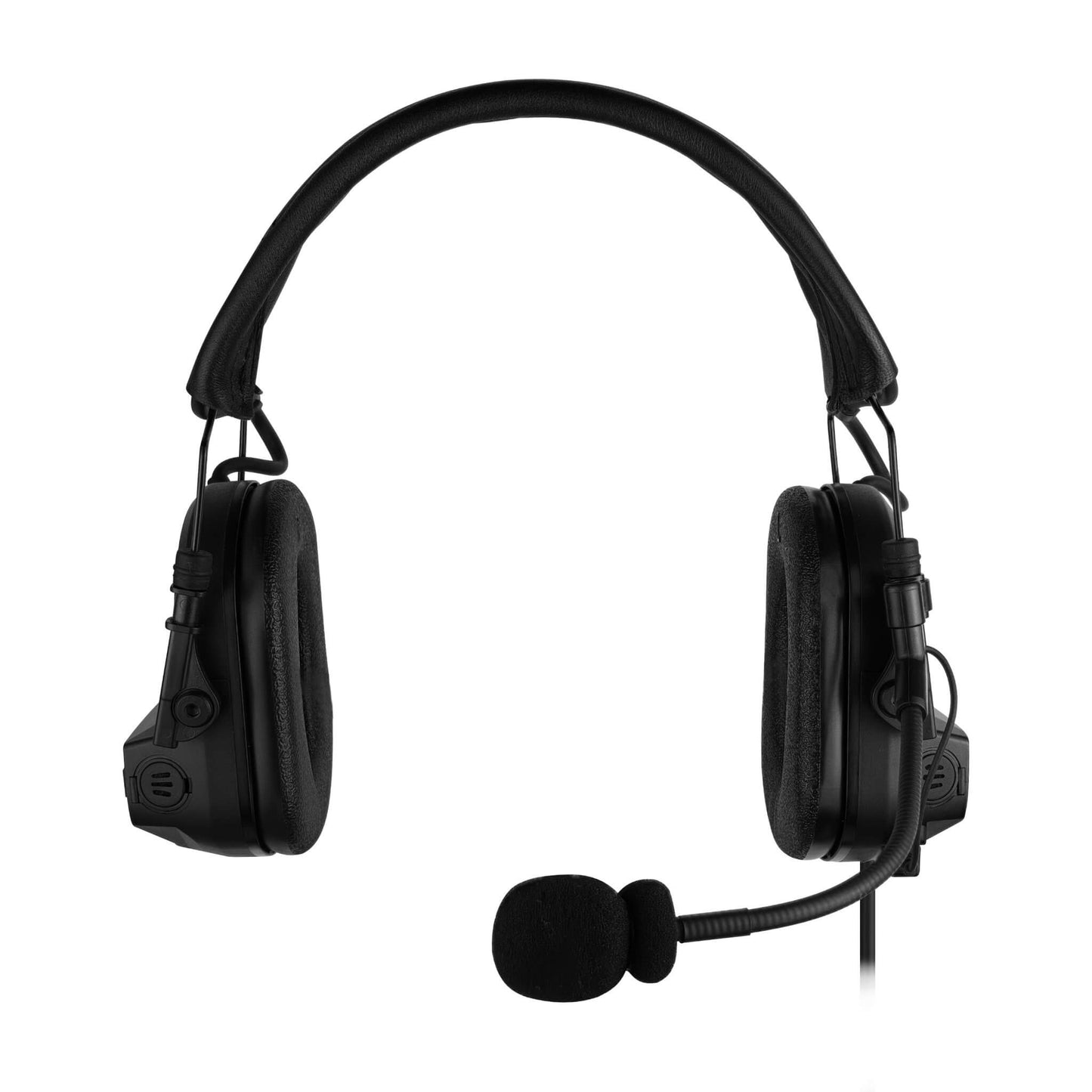 PolTact V1 Tactical Comms Headset w/ Active Hearing Protection & Quick Disconnect (Hirose) Adapter - Motorola: XTS Series, HT/JT1000, MT/MTS2000, MTX838/900/8000/9000, PR1500 & More
