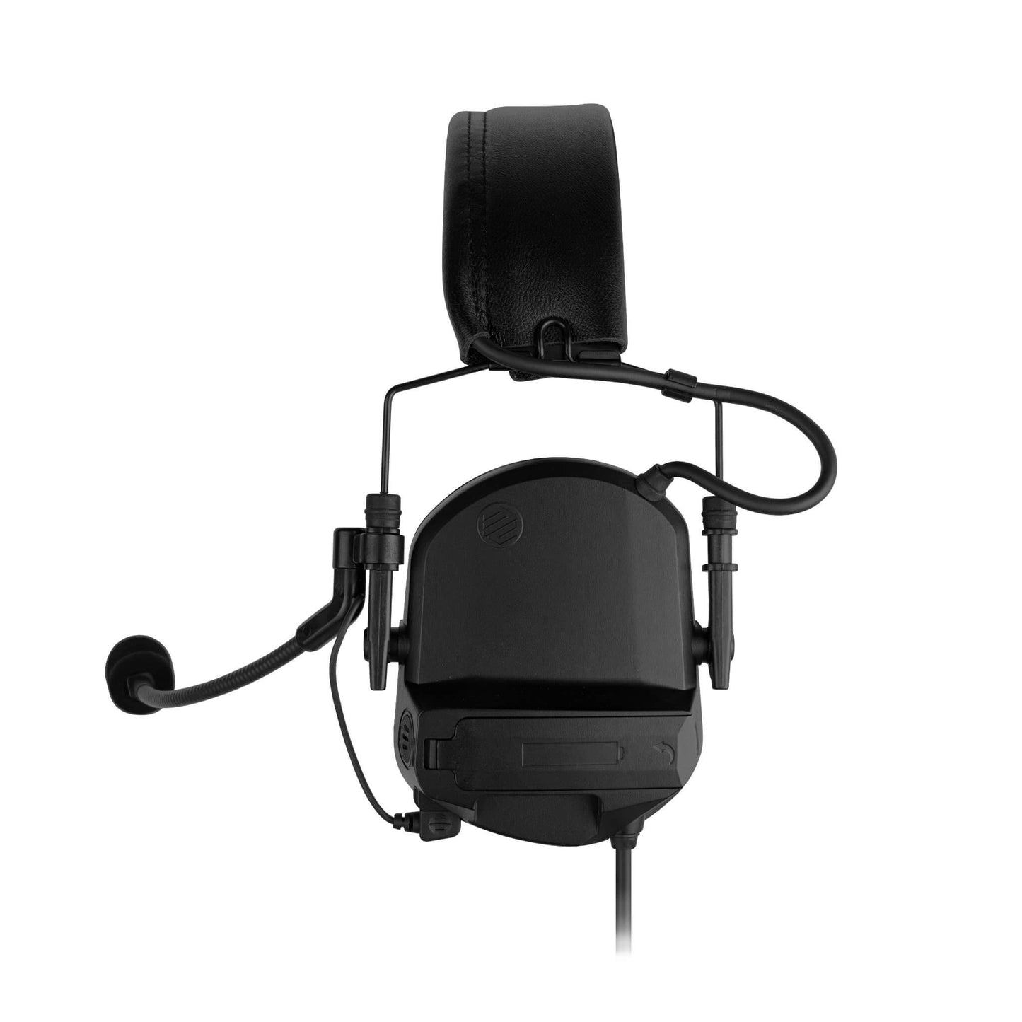 PolTact V1 Tactical Comms Headset w/ Active Hearing Protection & Quick Disconnect (Hirose) Adapter - All Kenwood Multi-Pin TK & NX Series