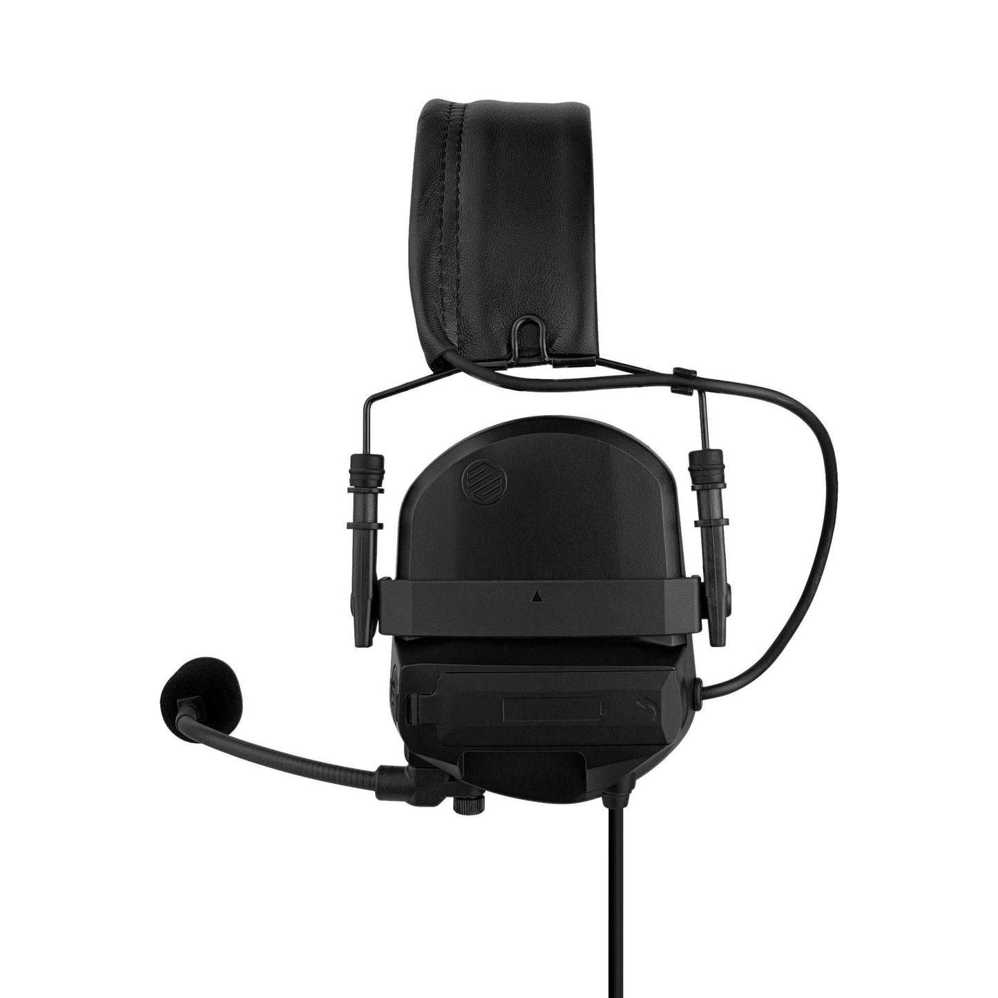 PolTact V2 Tactical Comms Helmet Headset w/ Active Hearing Protection - For Midland 2-Pin Radios (GXT/LXT Series)