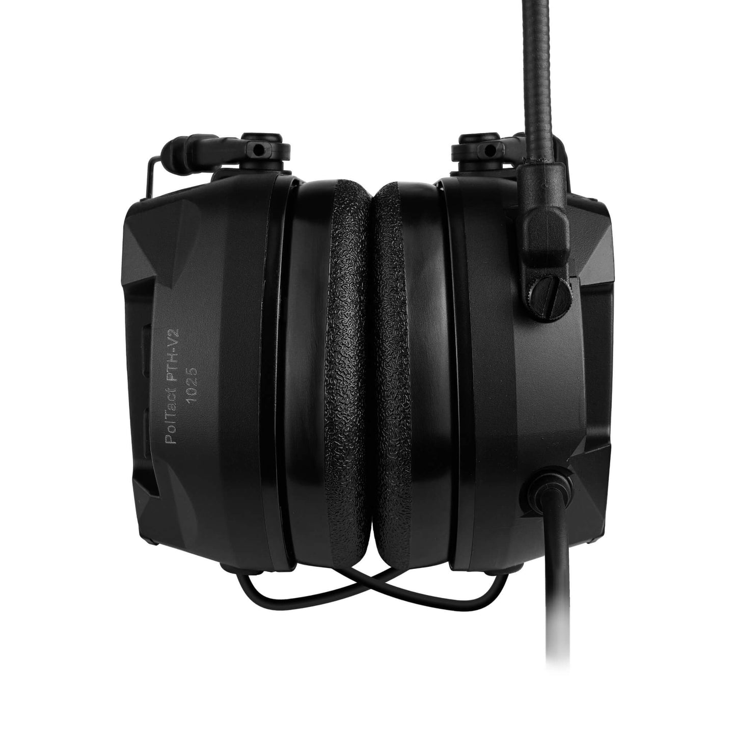 PolTact V2 Tactical Comms Helmet Headset w/ Active Hearing Protection - Motorola: HT750/1250/1550, MTX850/950/960/8250/9250, PR860 & More