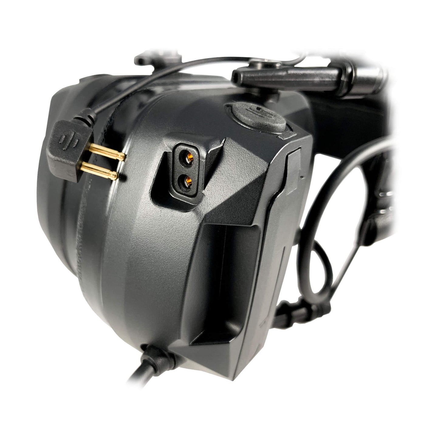 PolTact V2 Tactical Comms Helmet Headset w/ Active Hearing Protection - EF Johnson VP5000 VP6000 VP8000 Series