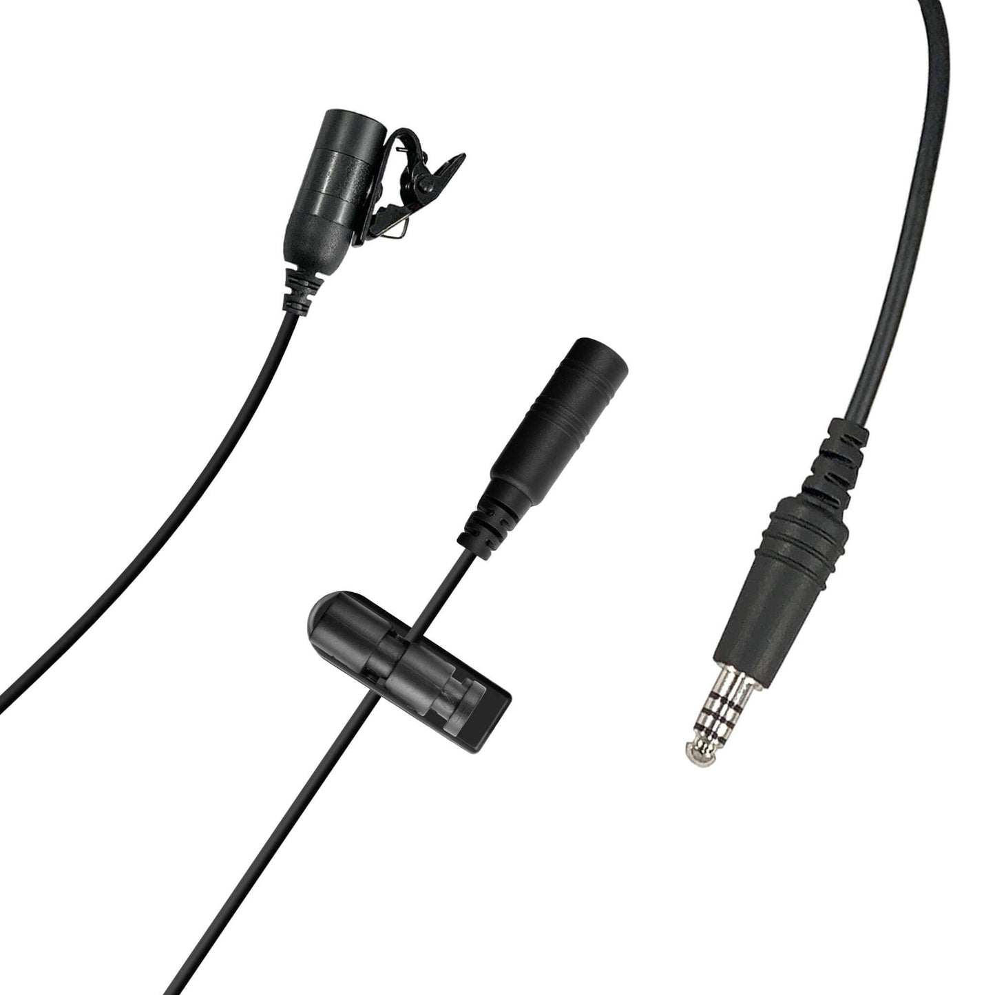 Tactical Mic / 3.5mm Female Audio Jack / TP-120/U174 Connector Kit - NATO Wired, No PTT Adapter