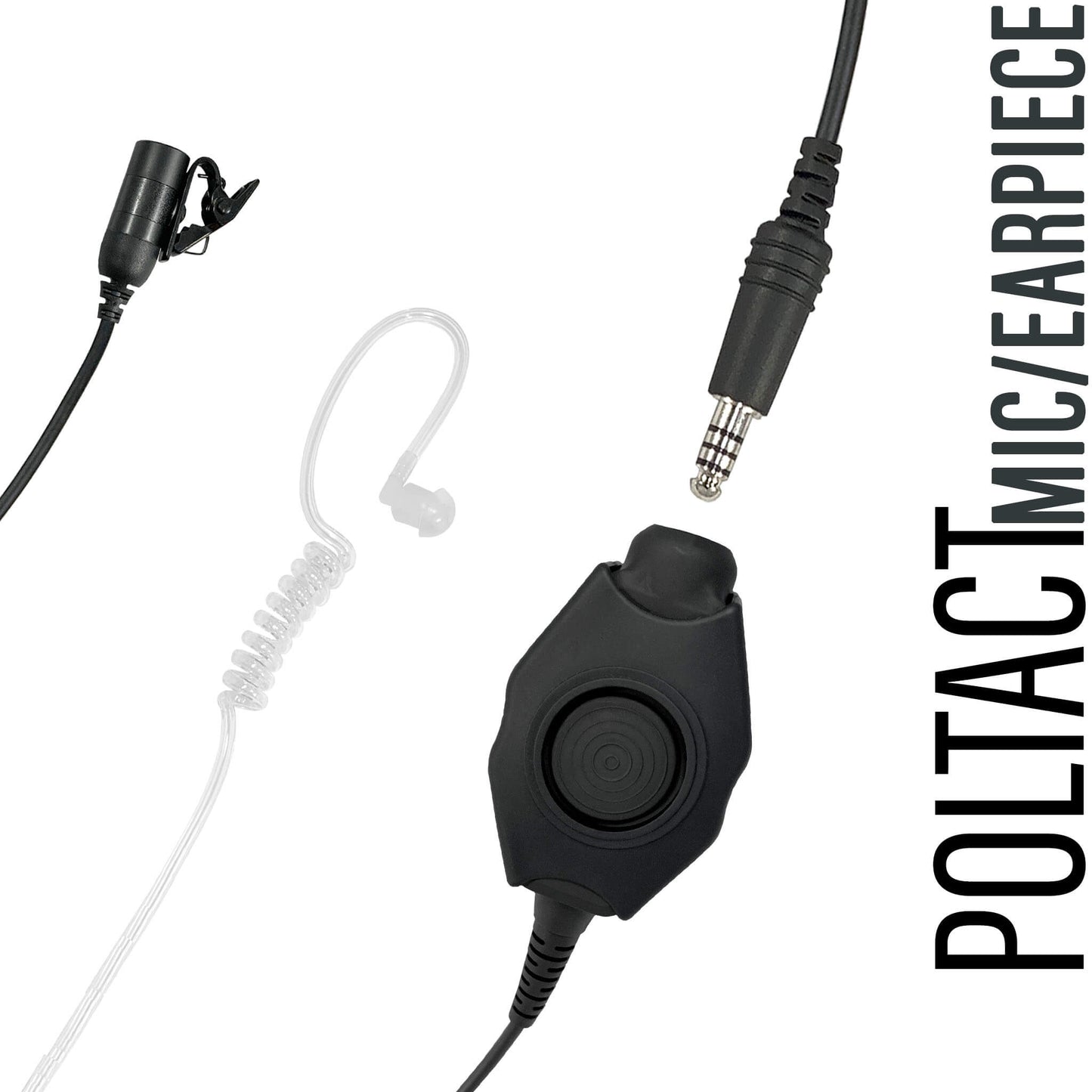Tactical Mic / Earpiece / Tactical PTT Adapter Kit - EF Johnson VP5000 VP6000 VP8000 Series