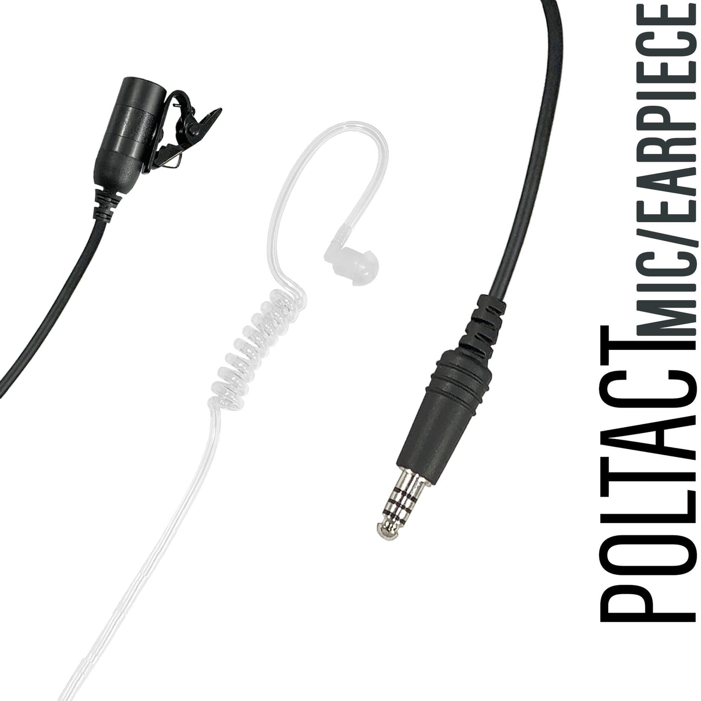 Tactical Mic / Earpiece / TP-120/U174 Connector Kit - NATO Wired, No PTT Adapter