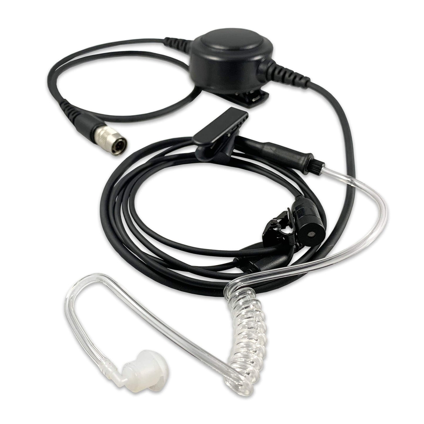 Tactical Mic / Earpiece / PTT Kit With Quick Disconnect (Hirose) Connector - Harris: XL-150/P, XG-100/P, XL-185/P/Pi, XL-200/P/Pi, XL-400