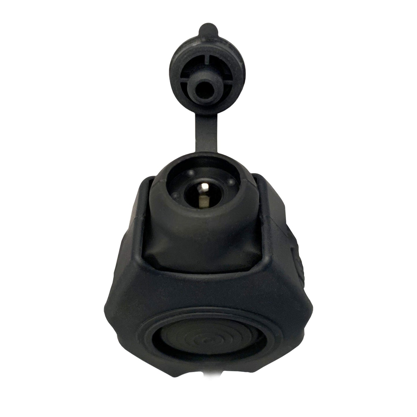PolTact V1 Tactical Comms Headset w/ Active Hearing Protection & Quick Disconnect (Hirose) Adapter - EF Johnson VP5000 VP6000 VP8000 Series
