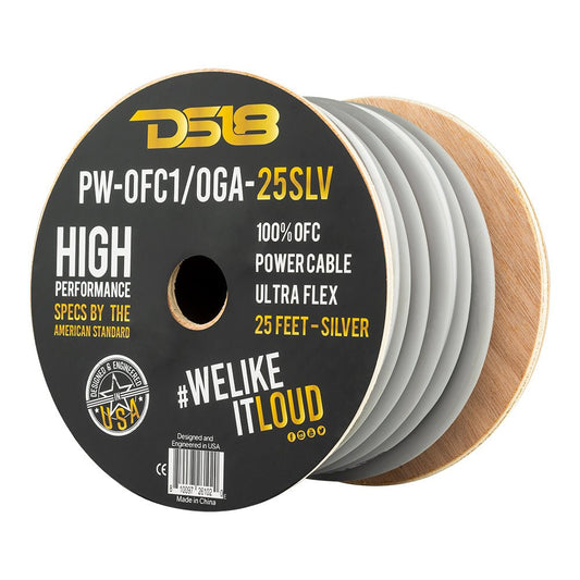 1/0-GA 100% OFC Ground, Power Cable, 25 Feet