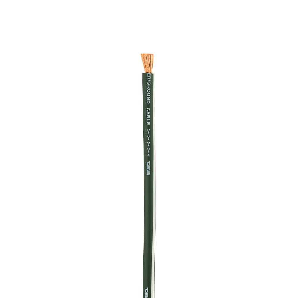 4-GA 100% OFC Ground, Power Cable, 50 Feet -Camo Green