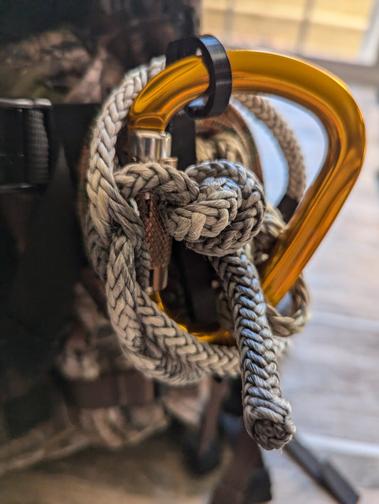 Multi Spool Rope Keeper for Saddle Hunting