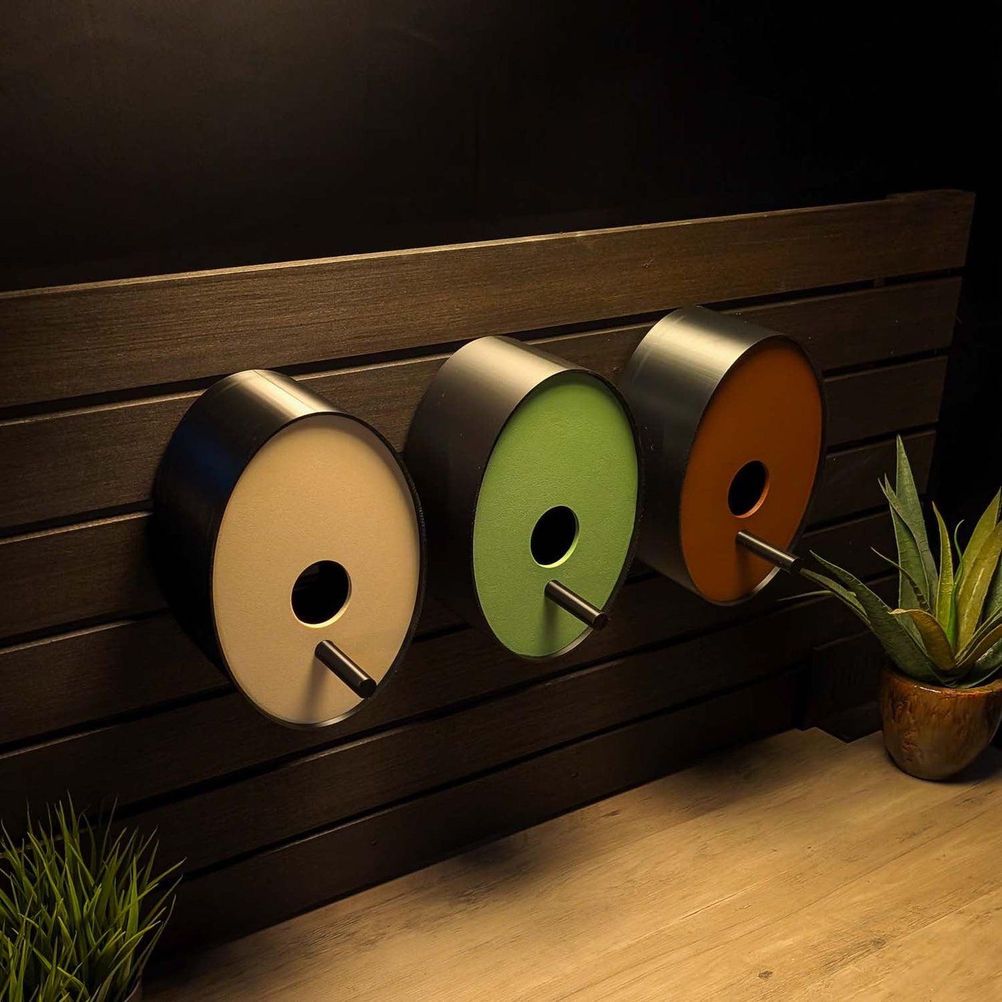 Modern Birdhouse | Ellipse Earth Tones