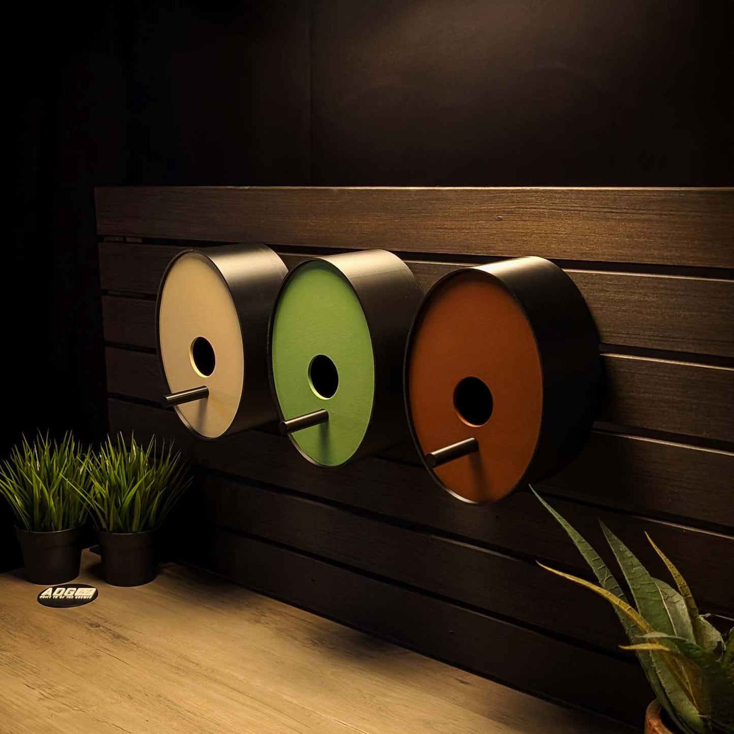 Modern Birdhouse | Ellipse Earth Tones